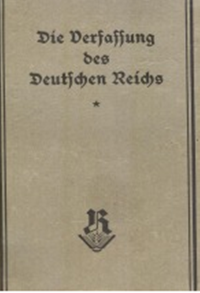 Weimarer Verfassung